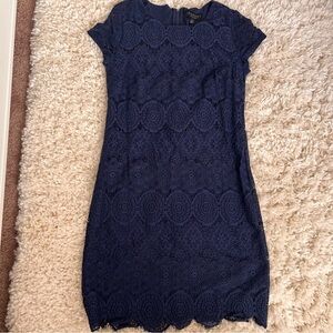 Lace blue dress by Laundry